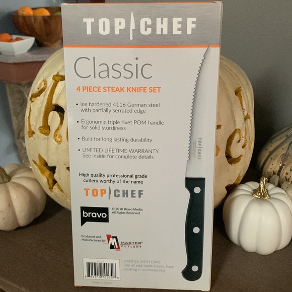 Bravo’s TOP CHEF Classic 4pc Steak Knife Set - Picture 3 of 3